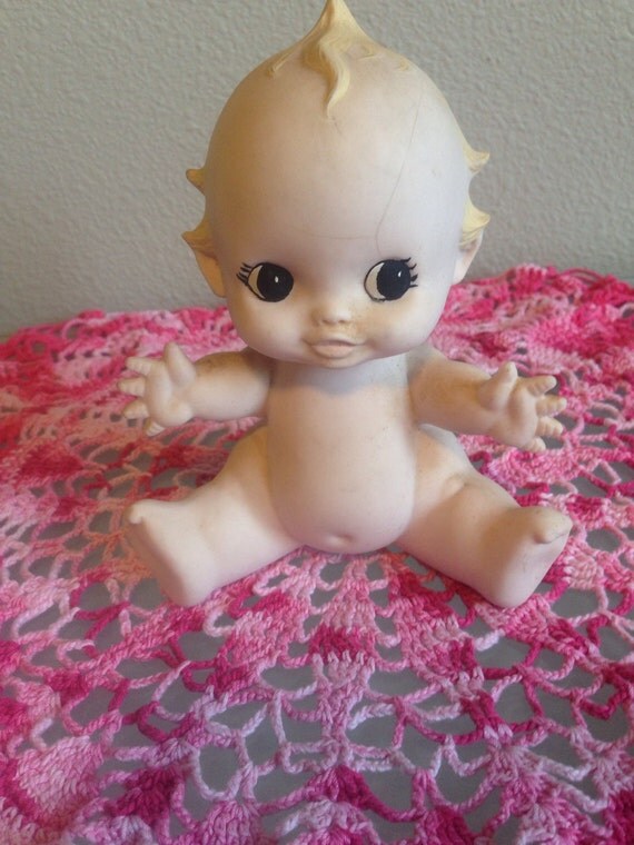 Antique Large Bisque Kewpie Doll Figurine