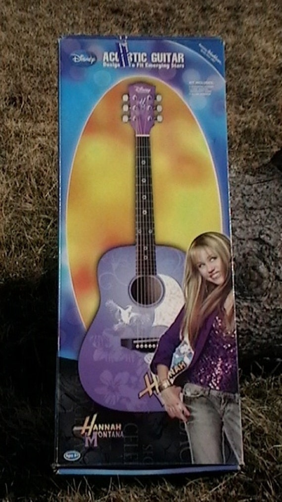 Disney Hannah Montana 3/4 sized Acoustic Guitar by MCEx on Etsy