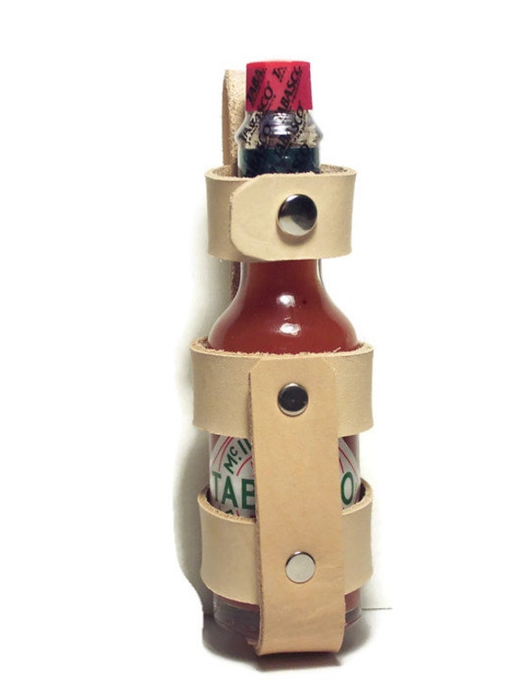 Tabasco Hot Sauce leather holster / Barbecue / Grilling