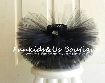 NEWBORN/BABY BLACK tutu- newborn photography prop-toddler,girl black Tutu skirt