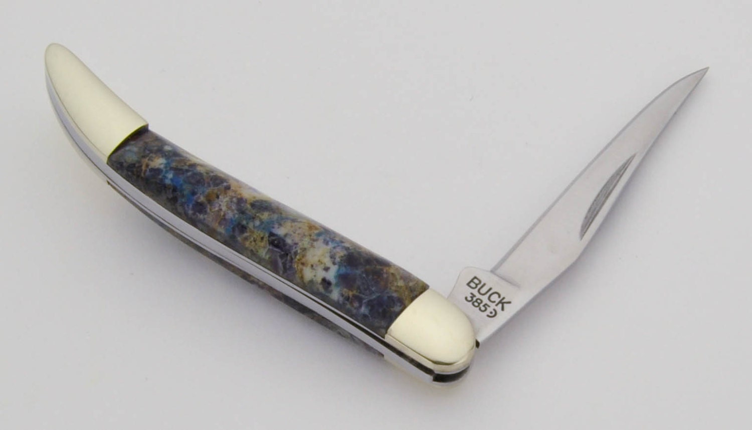 Buck 385 Toothpick Pocket Knife with Kaleidoscope Agate Stone