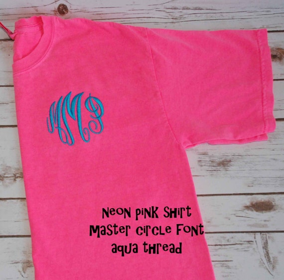 comfort colors neon pink