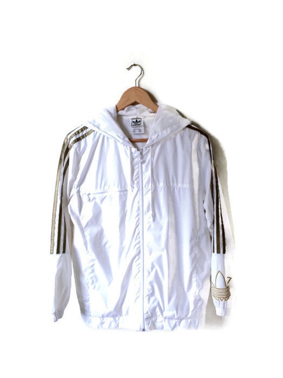 adidas gold windbreaker