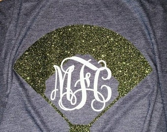 mlb monogram tee