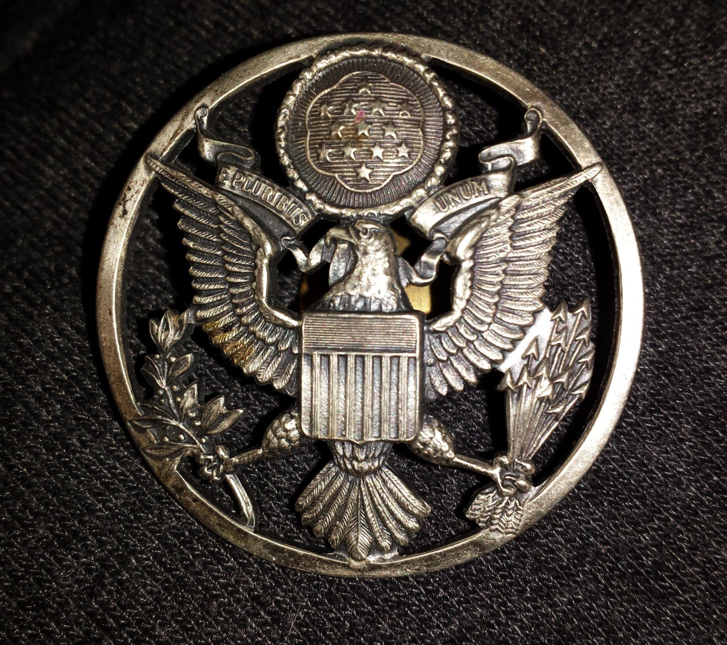 World War II U.S. Army Enlisted Eagle Hat Pin