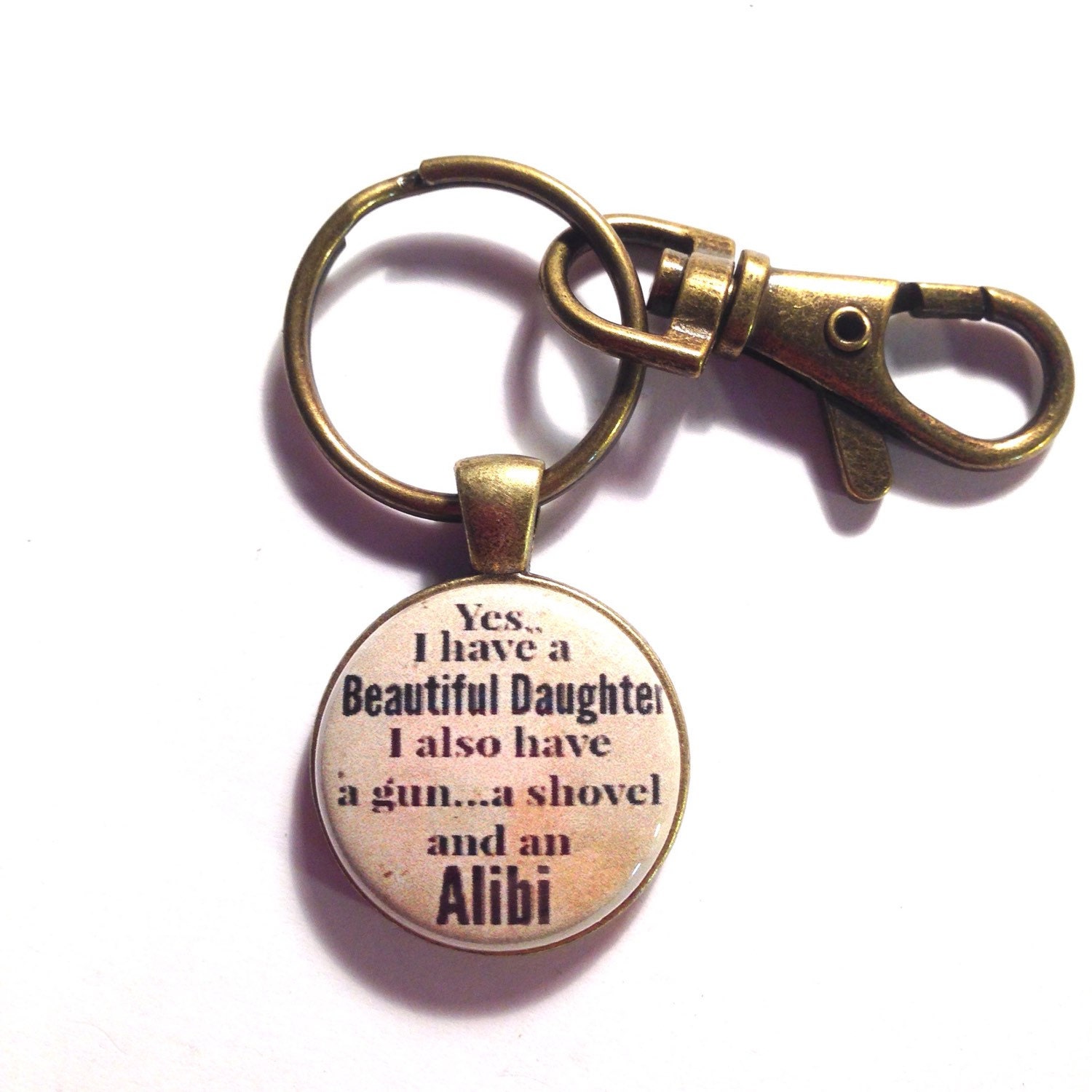 DADDY'S GIRL KEYCHAIN For Dad beautiful by AnnmarieJewelryTree
