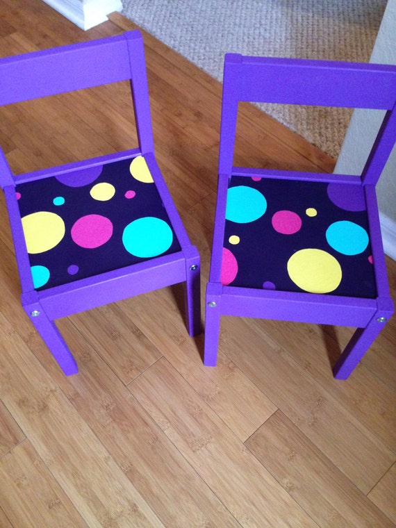 Personalized Hand Painted Childrens' Table and Chairs