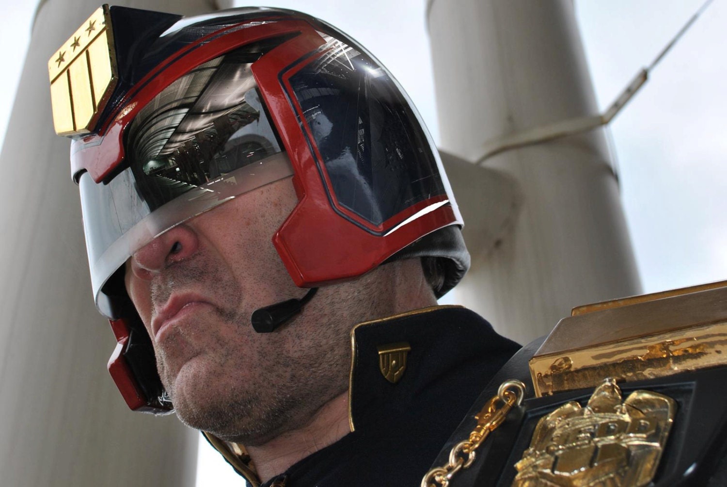 Hq Finished Judge Dredd Helmet 1995 Stallone