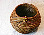 small pine needle basket.