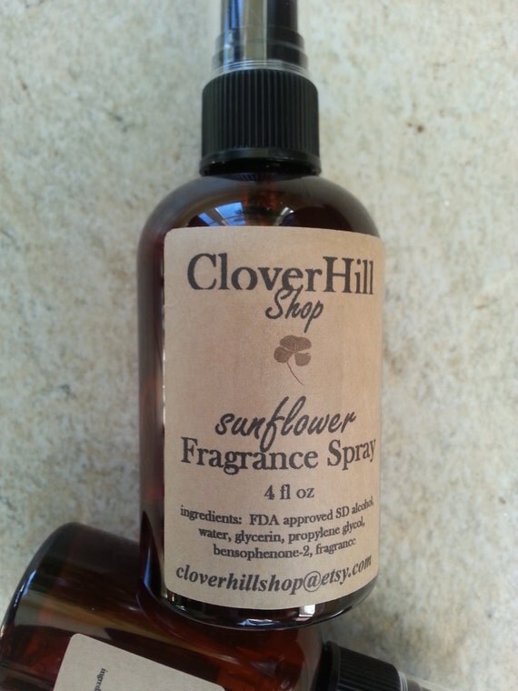 Body Spray Sunflower Scented Fragrance Spray by