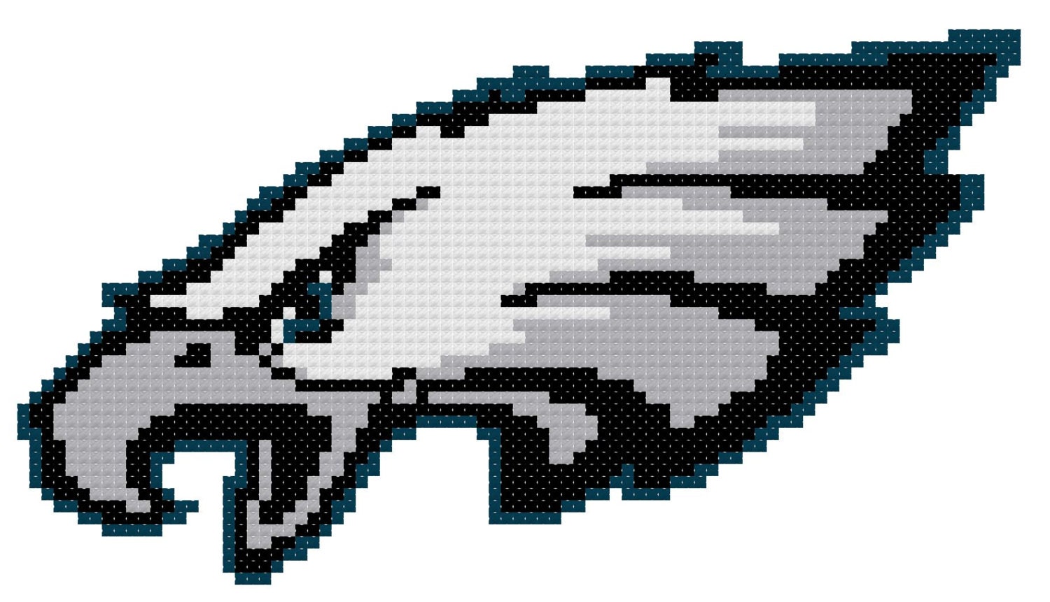 Philadelphia Eagles Cross Stitch Pattern NFL by GeekStitches