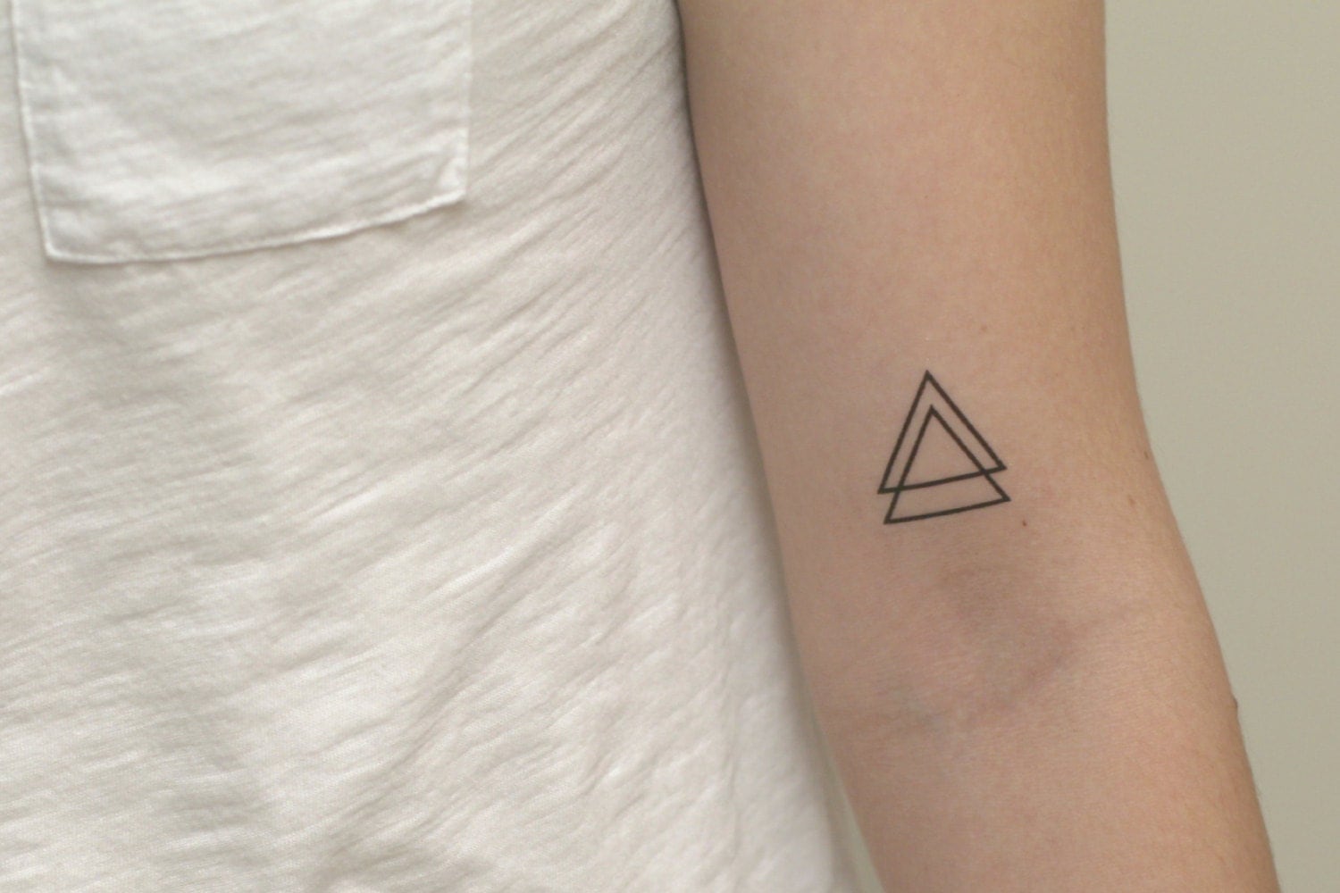 Temporary Tattoo Doppio Triangolo