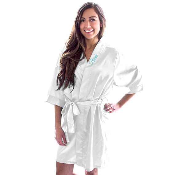 bride bathrobe