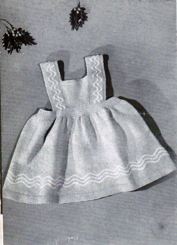 jumper pattern dress crochet 3 knitting jumper pattern Sizes 2, PDF / dress Toddler 1, years / Zig