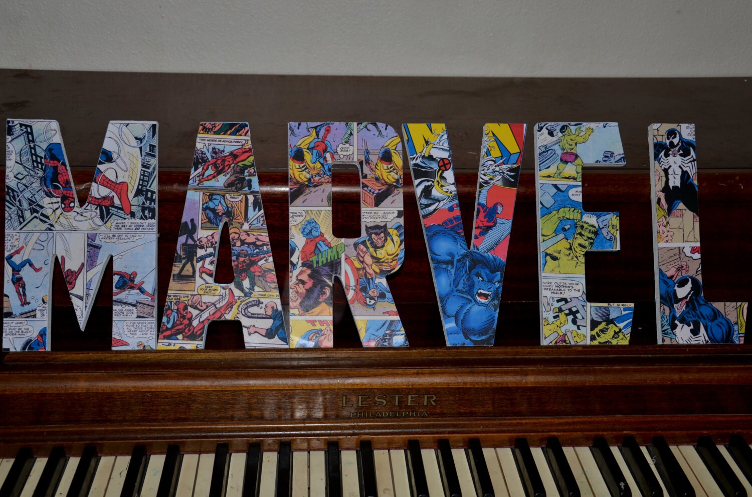 Marvel Superhero Letters Marvel Superhero custom made name