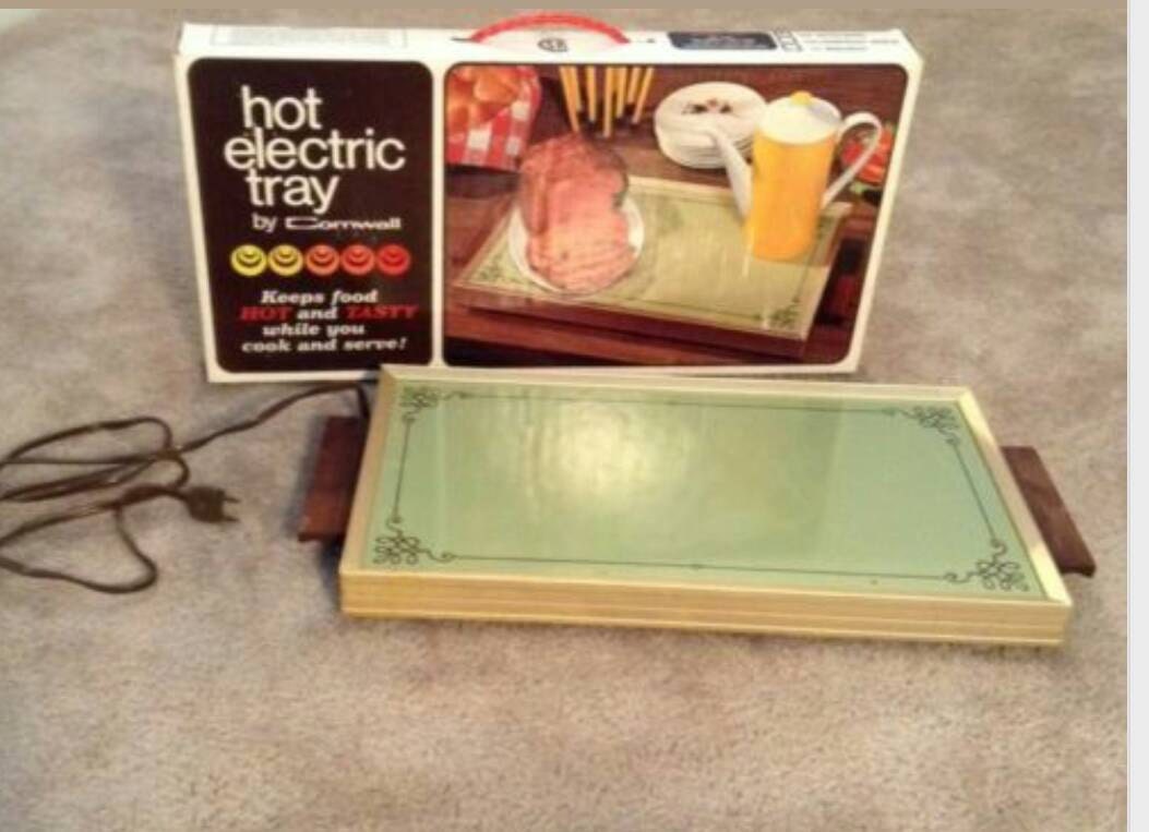 Hot Plate Cornwall Hot Electric Plate Tray Avocado Green