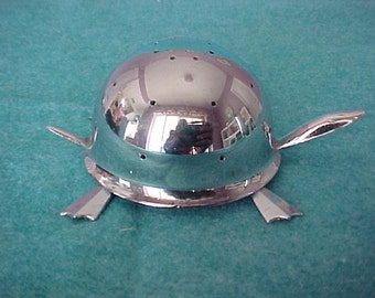 Irvinware Hors D'Oeurve Server Mock Turtle Chrome