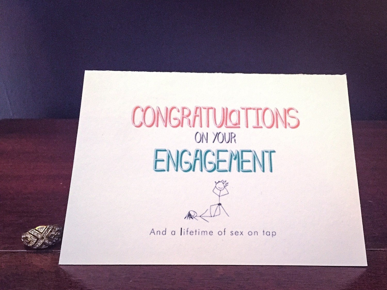 Sex On Tap Congratulations Congrats By Crimsonandclovercard