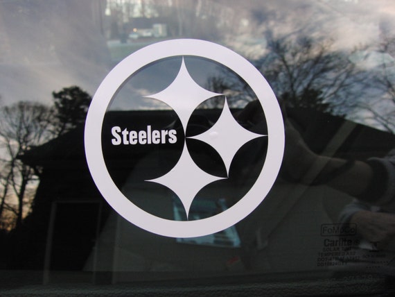 Pittsburgh Steelers football car window sticker decal