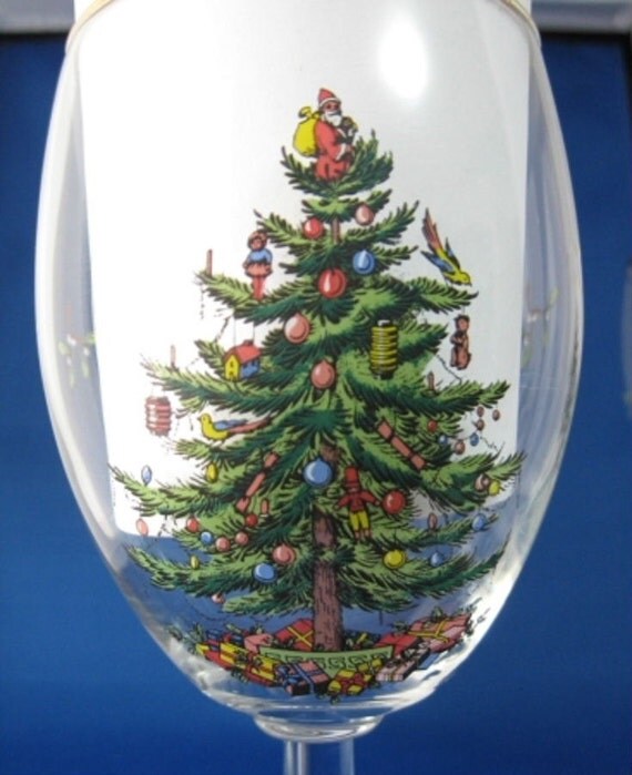 wine glass christmas tree spode match tall crystal water wine glass christmas tree spode match tall crystal water