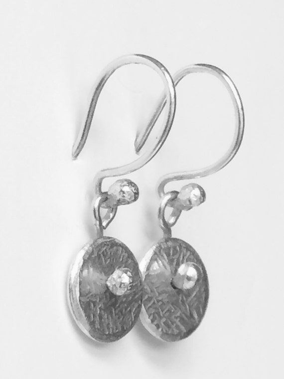 silver delicate earrings