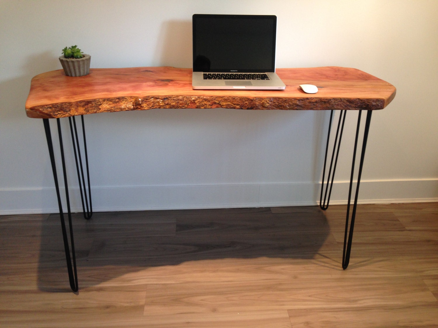 Live Edge Wood Desk Reclaimed Salvaged WoodModern by COOLWOODBC