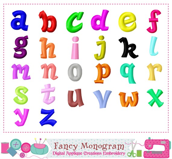 lowercase letters embroideryalphabetlowercase letters