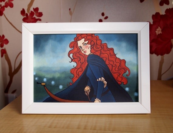 Art Print A6 Illustration - Merida