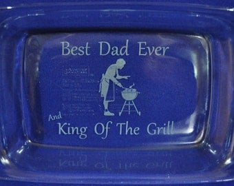 Dad Gift ~ Engraved Pan ~ Birthday Gift For Dad ~ Engraved Gift ~ Gift For Husband ~ Gift For Men ~ Fathers Day Gift ~ Gift For Cook ~ Grill