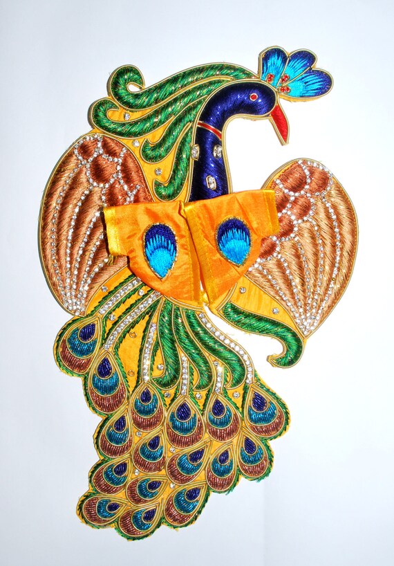 Laddu Gopal Ji Dress Peacock Feather