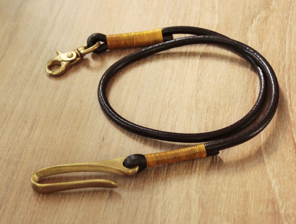 Leather LanyardLanyard leather strapLeather key fob