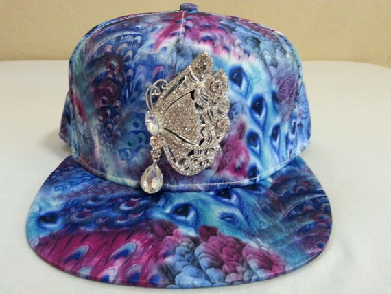 Blue and Purple Baseball Cap