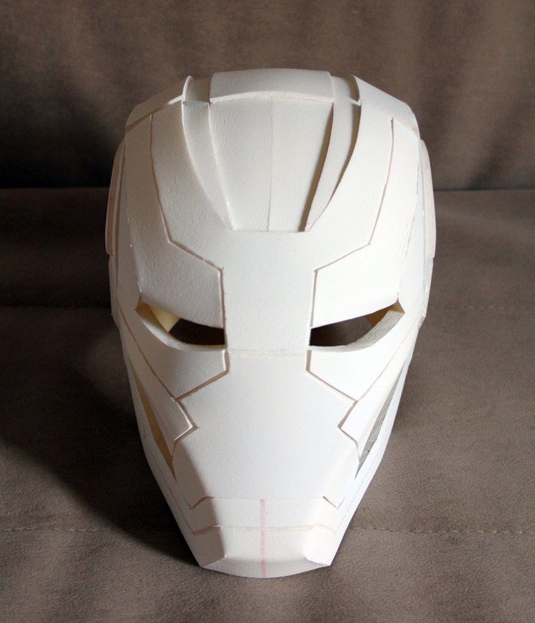 iron helmet man printable Legion Iron by Iron Ultron Avengers: MaxCrft Man helmet age of