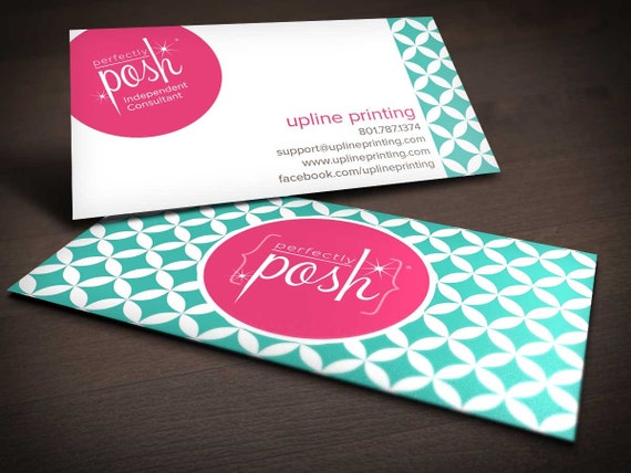 Diamond Perfectly Posh Business Card By UplinePrinting On Etsy