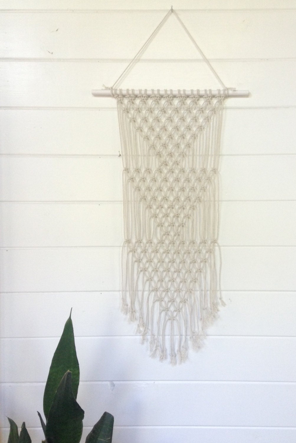 Mini macrame wall hanging by ThisTumbleweed on Etsy