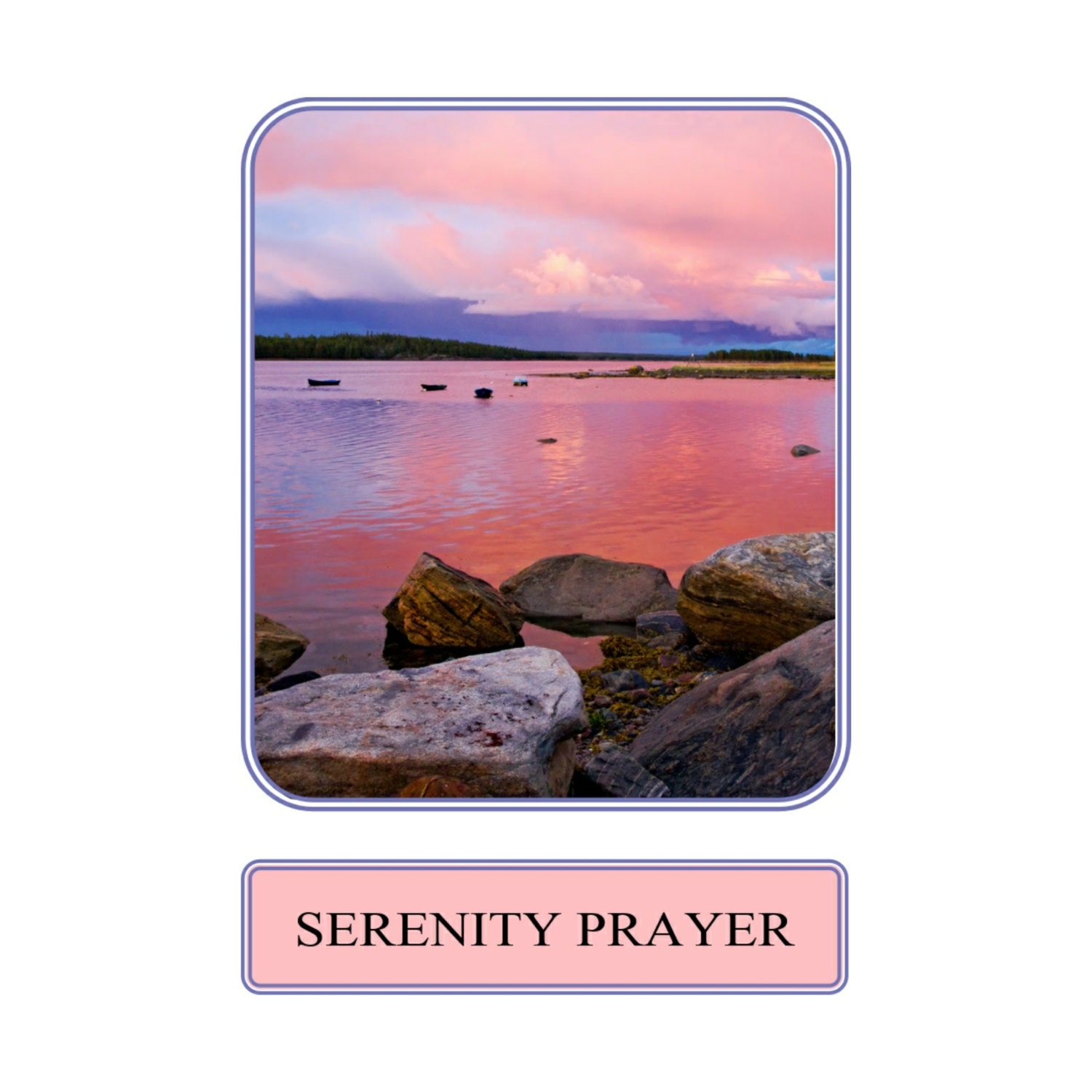 Serenity Prayer Card
