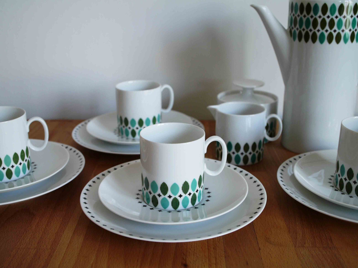 Vintage Thomas Germany Coffee Tea Service Set (Cups, Saucers, Plates