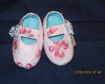Mary Jane Baby Booties. Size XS: Item #20