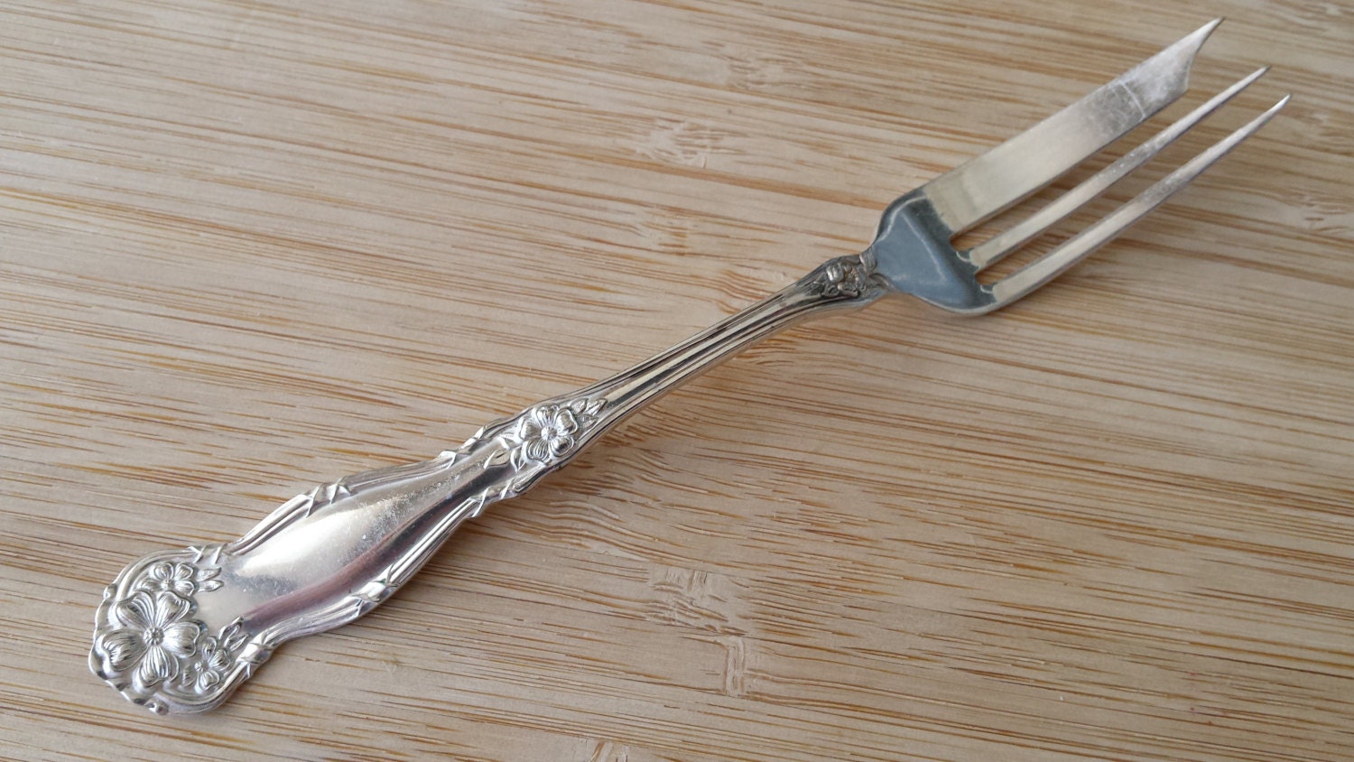 Antique Wm Rogers & Son 1908 ARBUTUS Dessert/Pastry Fork 6