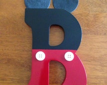 popular items for mickey mouse letters on etsy