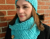 Crocheted Scarves Ear Warmers and Winter by KnottyKneedle on Etsy