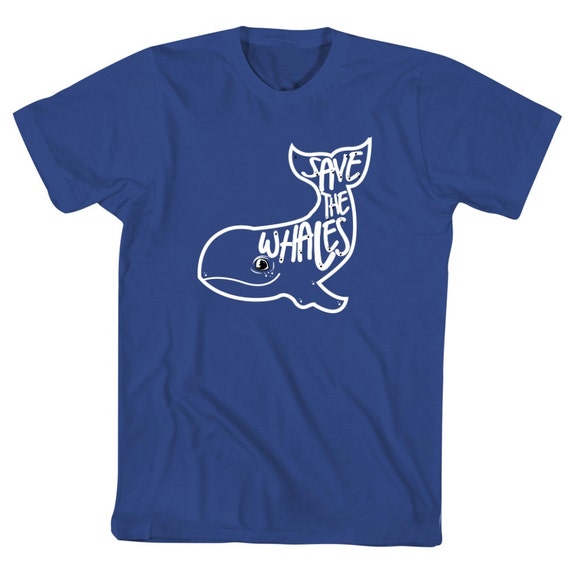 Save the Whales T-Shirt by Eddany on Etsy