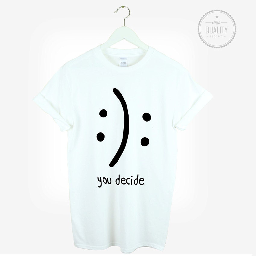 happy sad t shirt