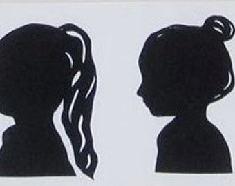 Silhoutte: Hand Sculpted & Painted
