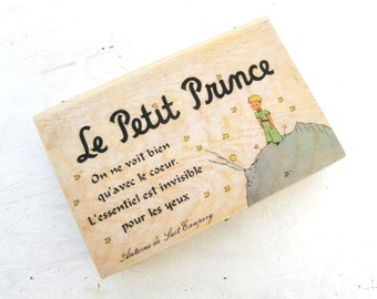 Personalized wooden box,children box,the little prince,the little prince box,the little prince gift,child room decoration,decorated box,box