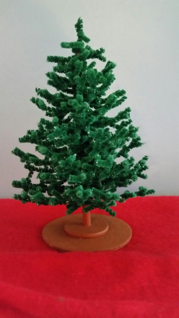 miniature chenille christmas tree dollhouse scale by miniature chenille christmas tree dollhouse scale by