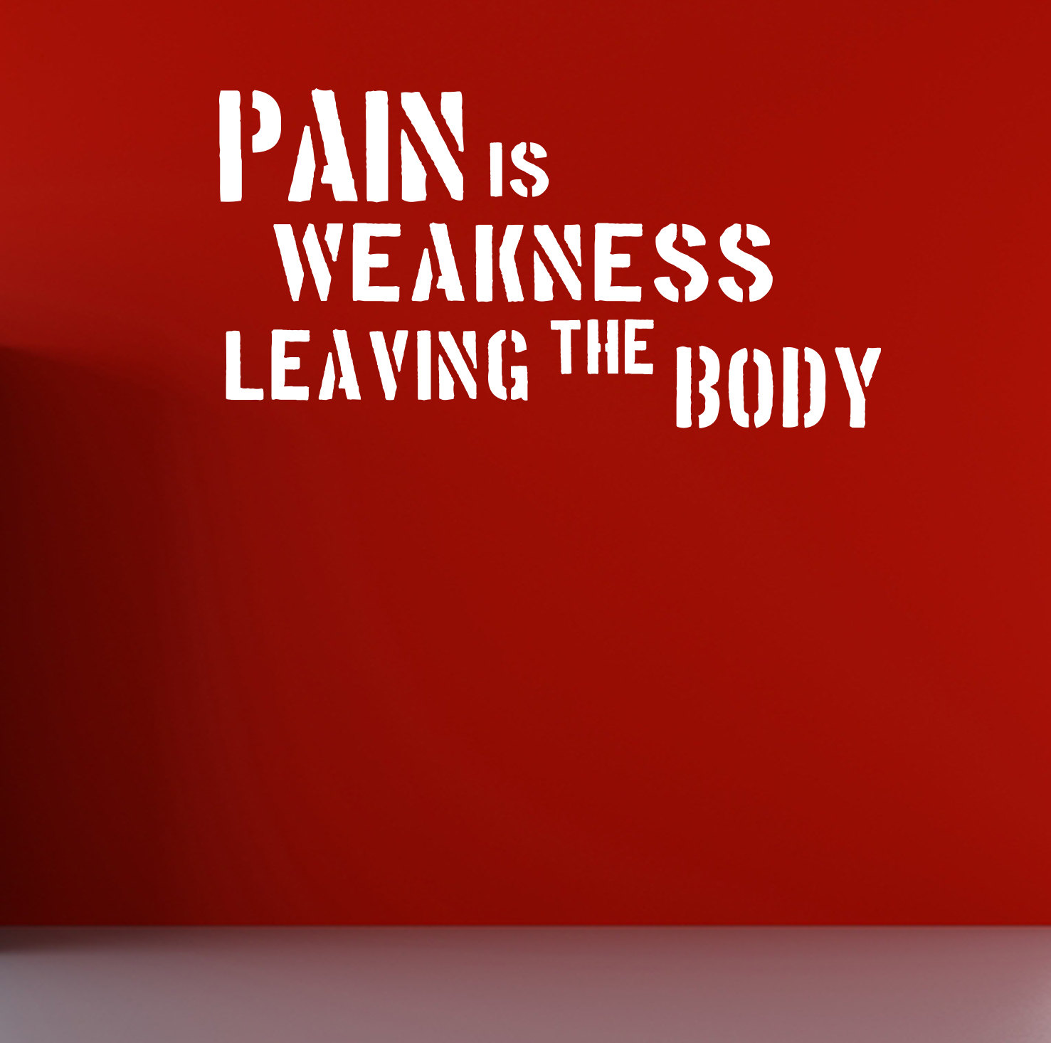 Top 103+ Images pain is weakness leaving the body quote Superb