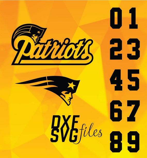 Download 5 New England Patriots logos and digits in DXF and SVG by ...