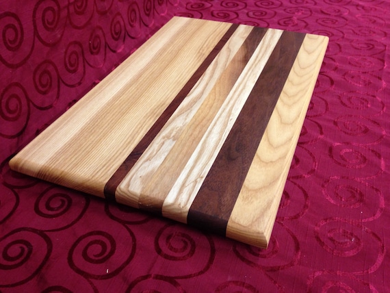 Ash And Walnut Cutting Board By Mtnwoodworkingcrafts On Etsy 