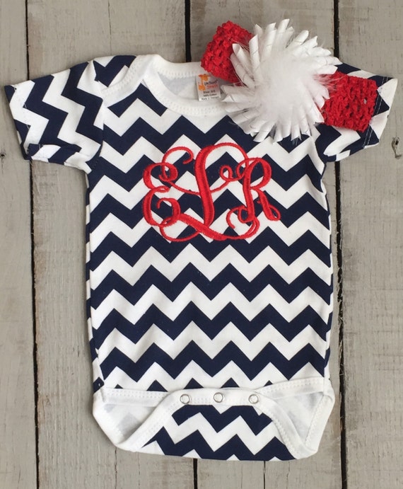 Nautical Nautical Baby Girl Navy Blue by BumbleBeEmbroidery